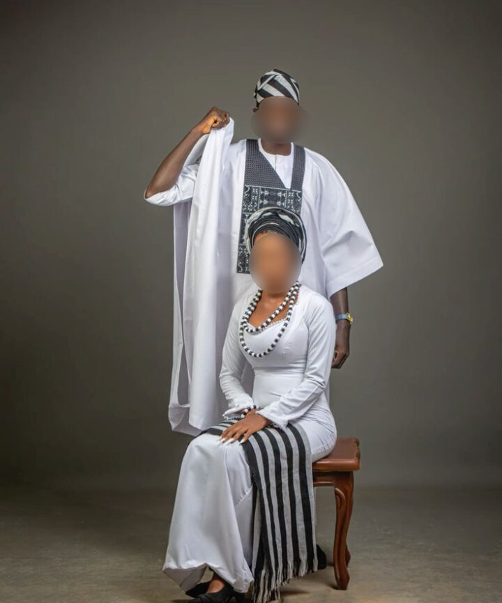 Pagne Tissé "Aurore Béninoise" - Tissu Blanc & Noir Épuré pour Mode Africaine