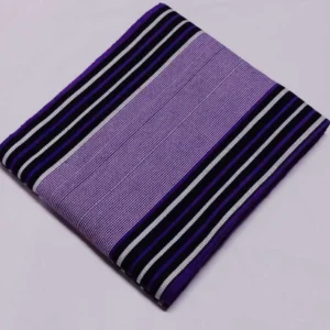 Éclat d’Ébène – Pagne Artisanal Noir & Or